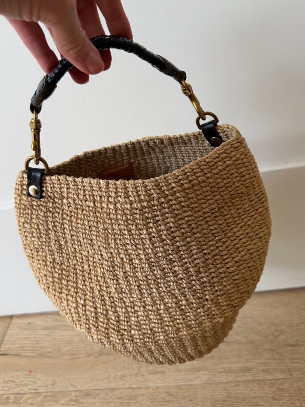 Clare V. Pot de Miel w/ Fishtail Handle